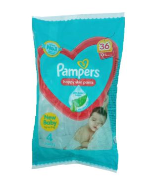 Pampers Diapers Pant, Pants,  New Born | 4 Pants (Pack of 6)